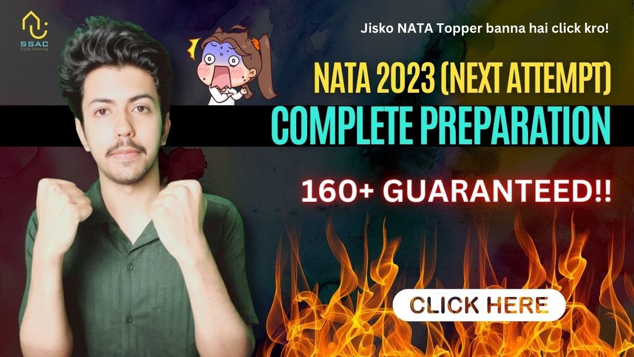 NATA 2023 2nd Attempt Complete Preparation in 30 Minutes | NATA 2023 Syllabus Explained