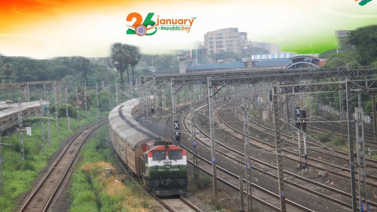 77th Republic Day Special Video || TRI-COLOUR Locomotives ! 🇮🇳