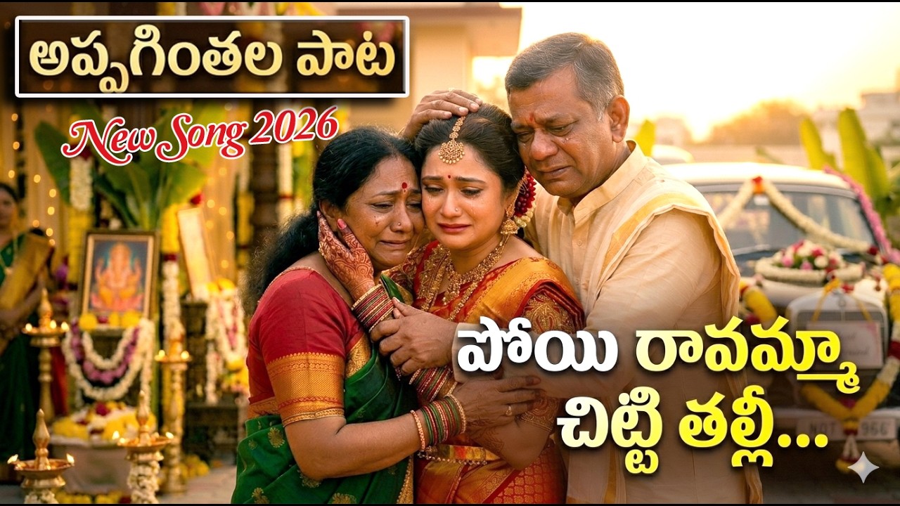అప్పగింతల పాట | పోయి రావమ్మా నాచిట్టి తల్లీ | Emotional Telugu Wedding Song | Father Mother Song