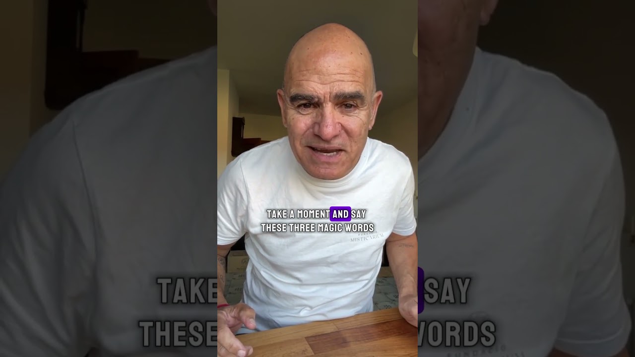 Say these three magic words when you wake up #magic #words #spiritual #spirituality
