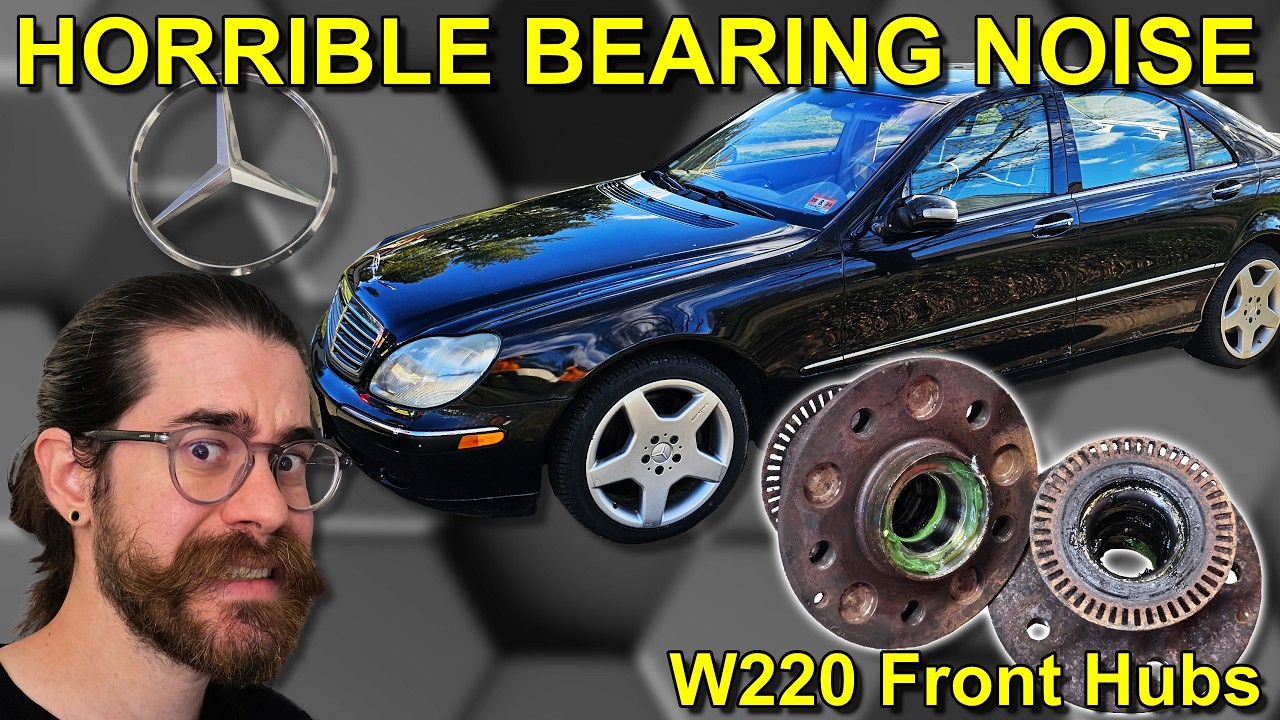 Noisy Bearings Silenced! Replacing the Hubs and Bearings on my 2001 Mercedes S-Class (W220)