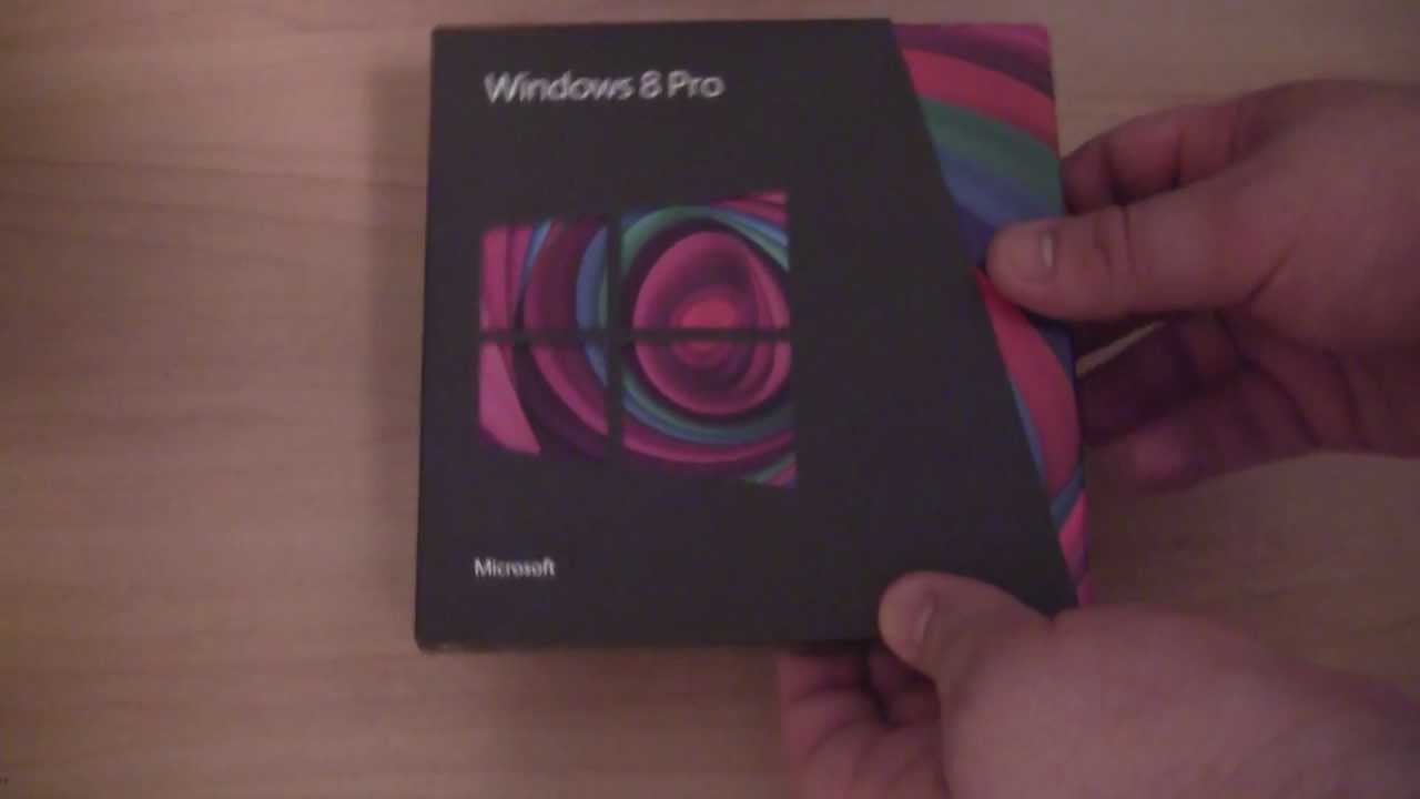 Windows 8 Pro unboxing (Australian Retail Version)