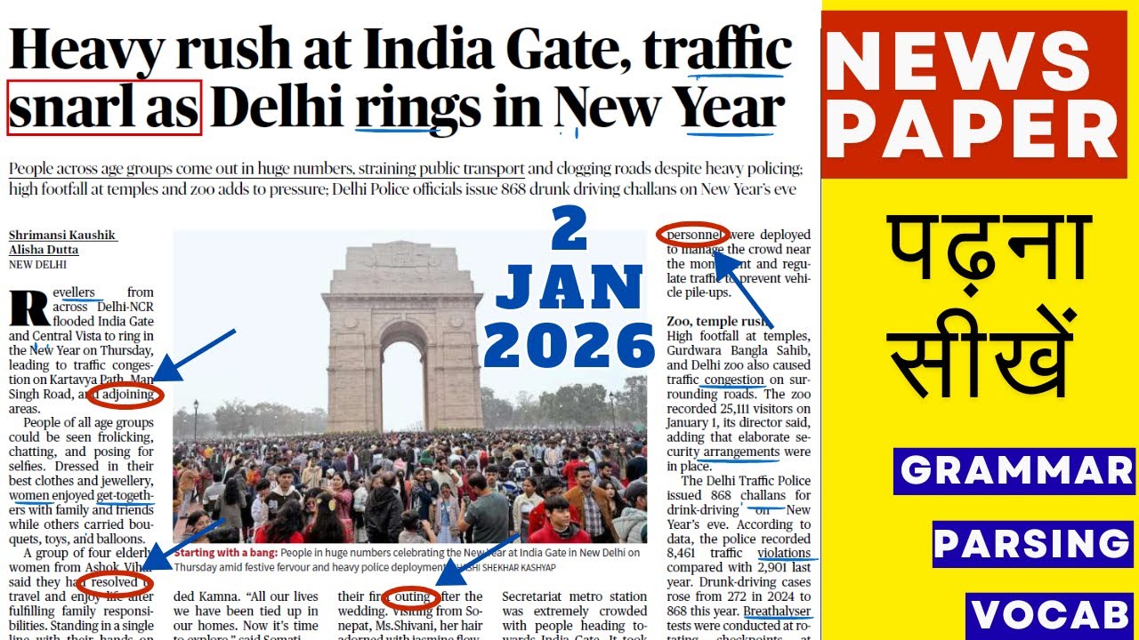 The Hindu English News Reading – 2 Jan 2026 | Best for SSC, Bank & UPSC Prep | Reading Practice