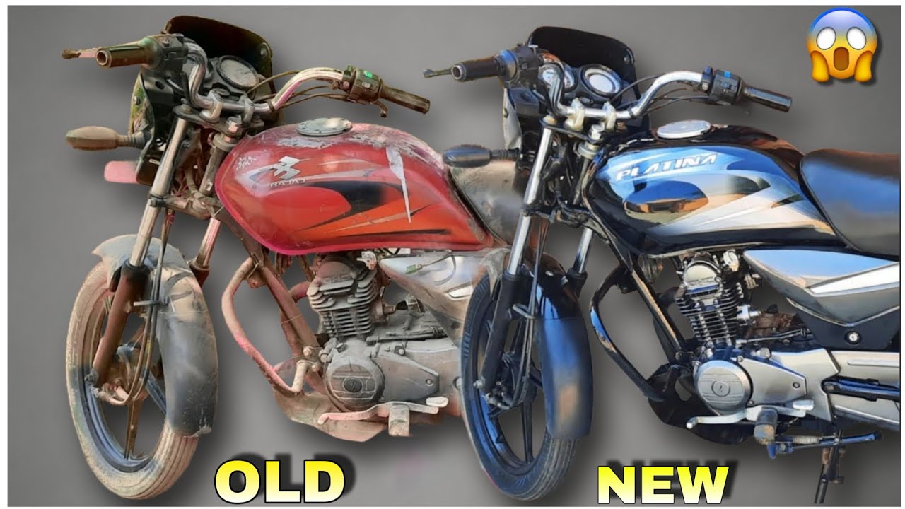 Platina Motorcycle Modified || Platina bike Restoration || Old Platina Modify || QBR