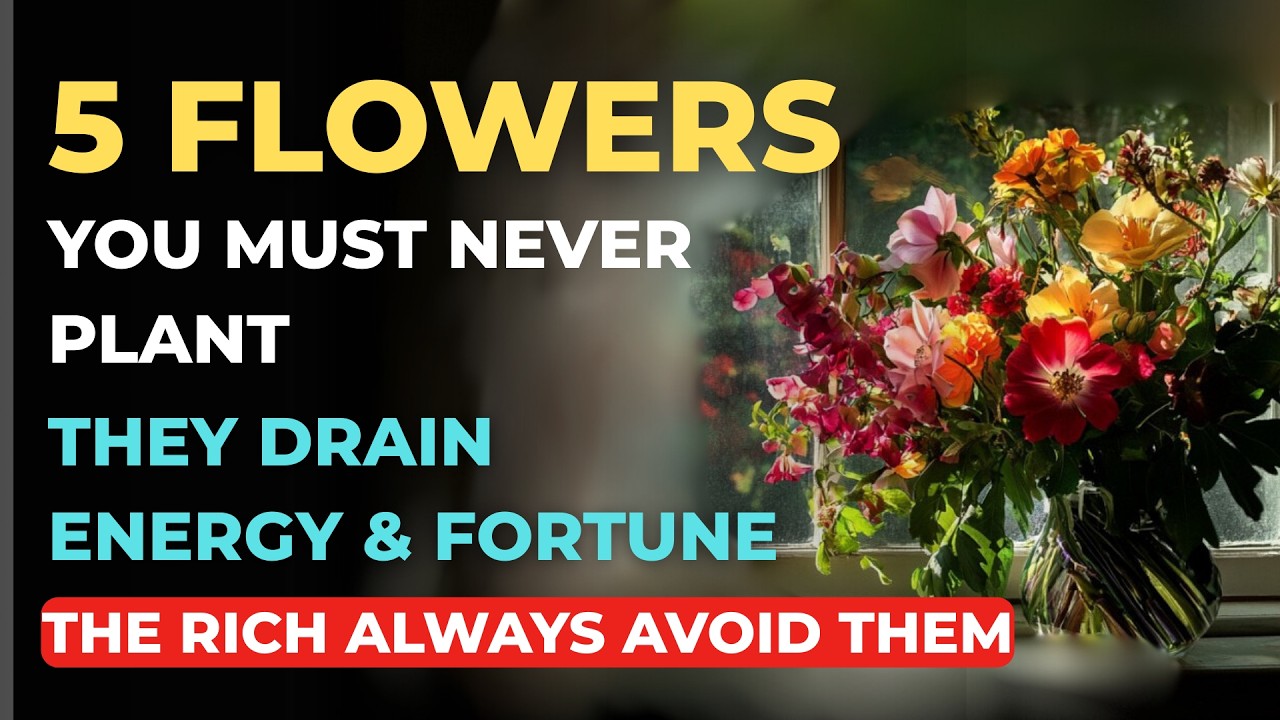 The Rich Never Plant These 5 Flowers at Home – They Bring Misfortune and Energy Collapse