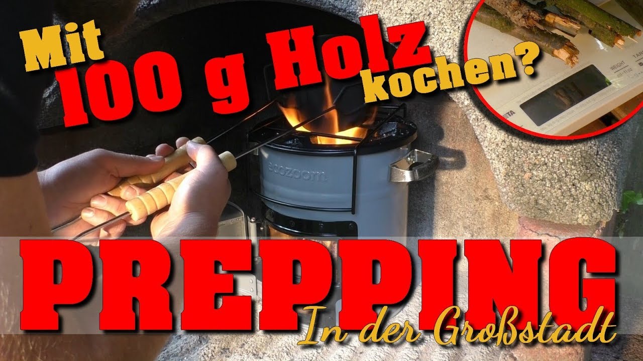 PREPPING: Mit 100 g Holz kochen? 🔥 EcoZoom Versa Raketenofen im Test // Krisenvorsorge