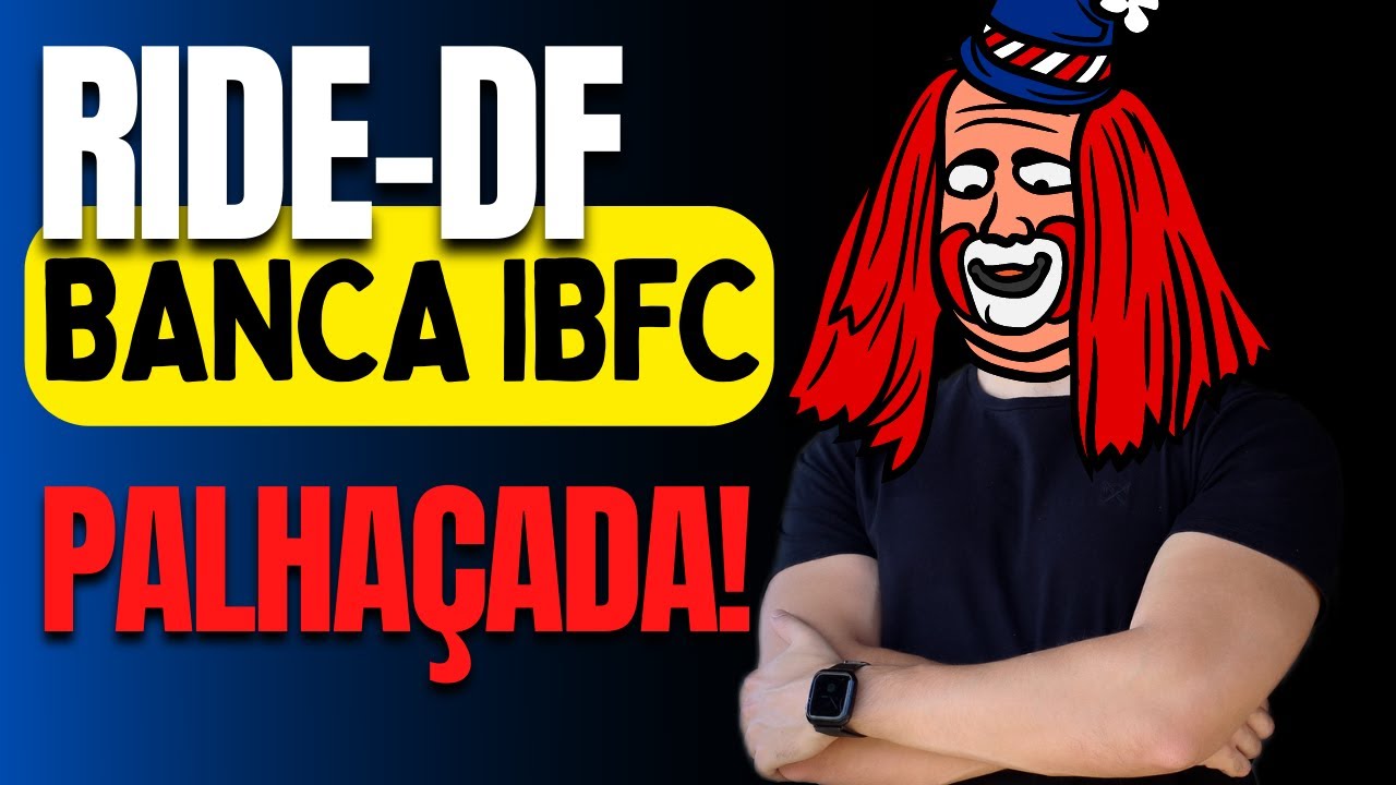 Conhecimentos sobre o DF (RIDE-DF) em questões da IBFC 2022. Concursos DF: DETRAN DF, PMDF e outros