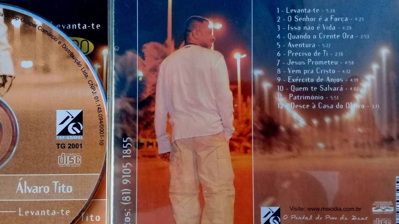 Álvaro Tito - Levanta-te - CD completo 2002