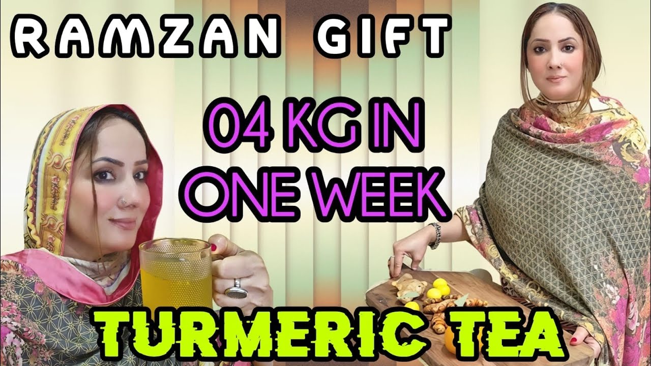 Lose Up to 4 KG in a Week Naturally | Organic Turmeric Tea Weight Loss Recipe