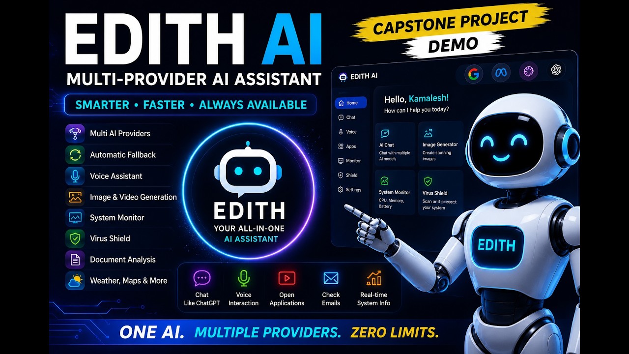 EDITH AI | Multi-Provider AI Assistant | Capstone Project Demo