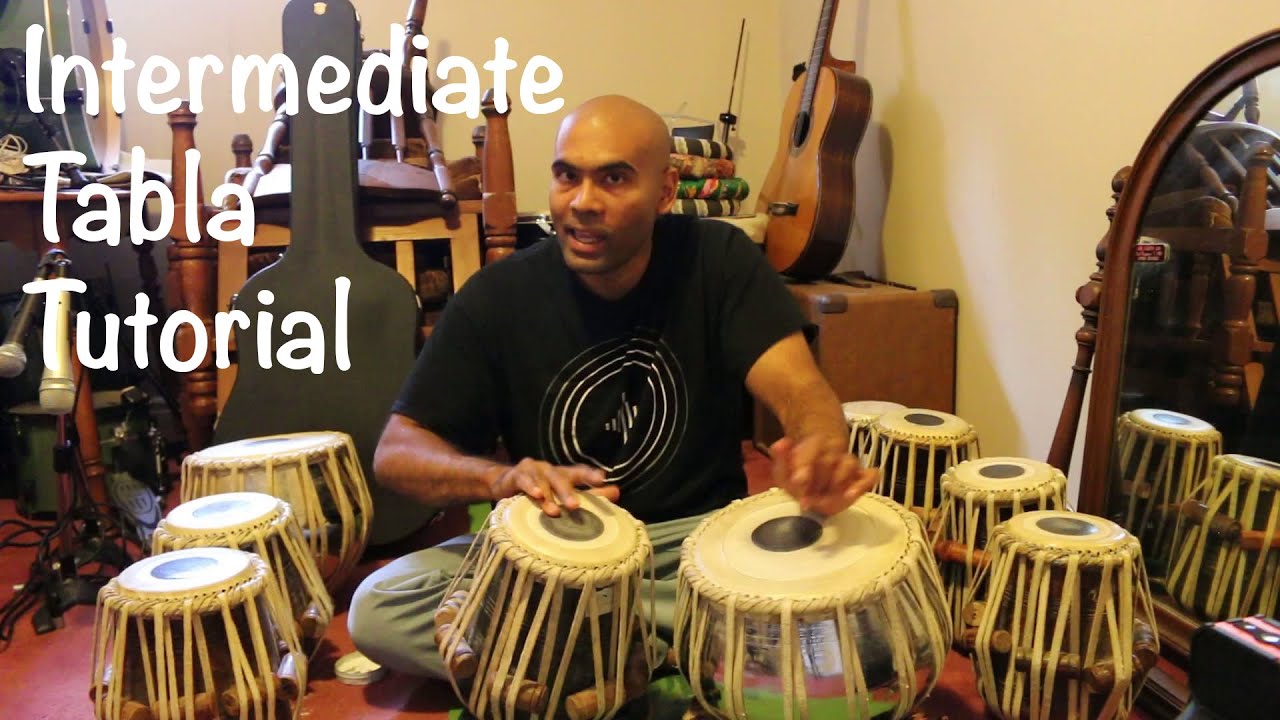 Intermediate tabla lesson: Rolling laggi/angusthan type of piece