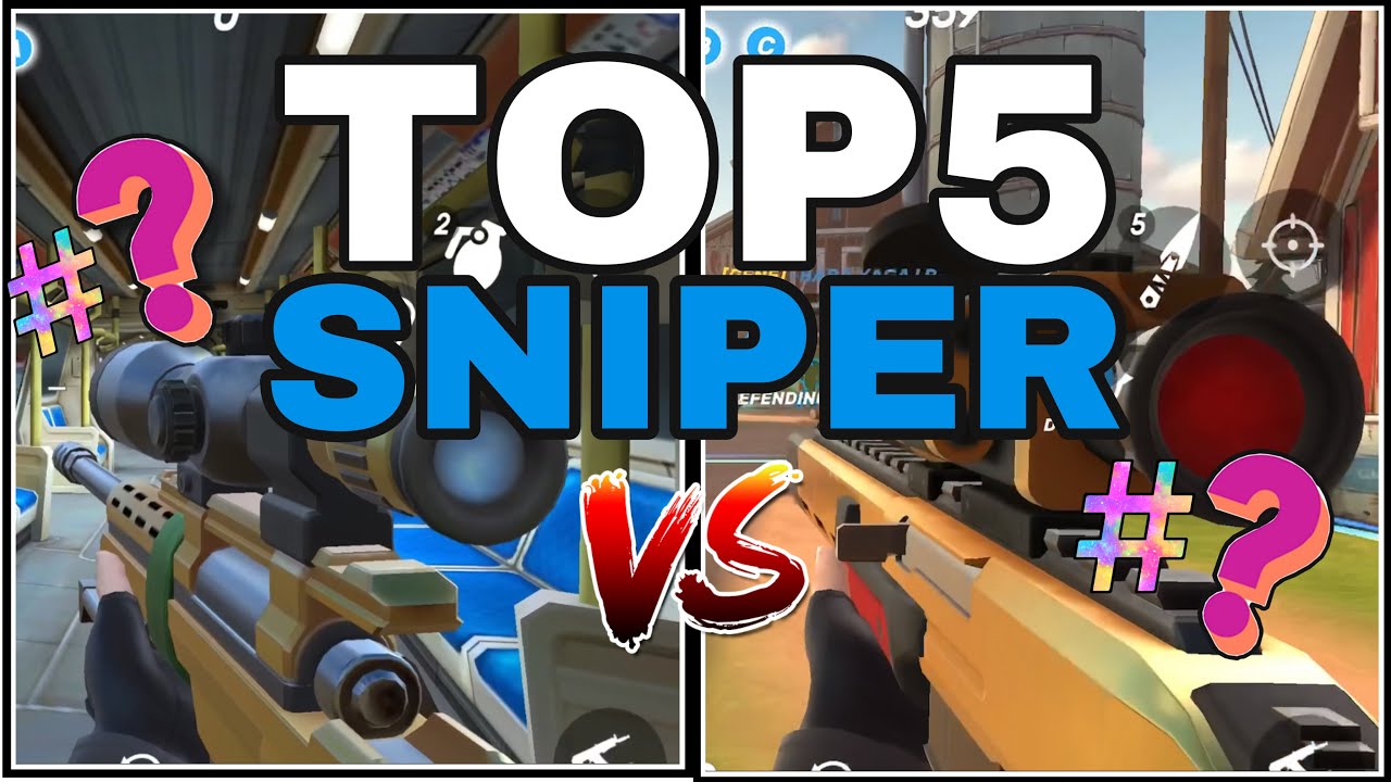 TOP 5 SNIPING GUNS in Guns of BOOM right NOW