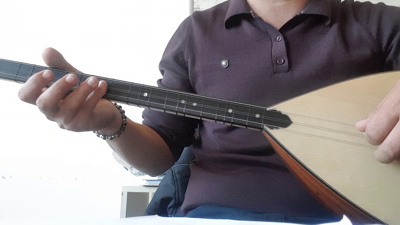 Bağlama Dersi- ÇEMBERİMDE GÜL OYA ,SOLFEJ