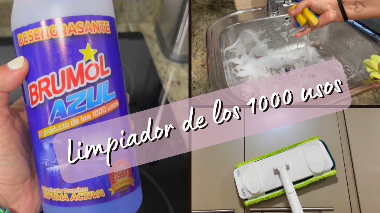✅El desengrasante de los 1000 usos BRUMOL😯