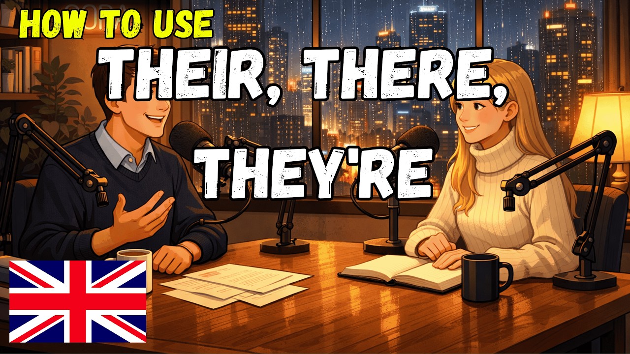 How to Use THEIR, THERE, and THEY'RE Correctly | Daily English Conversations | Podcast