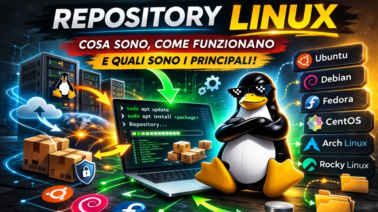 Repository Linux spiegati da ZERO — dopo questo video non hai più dubbi