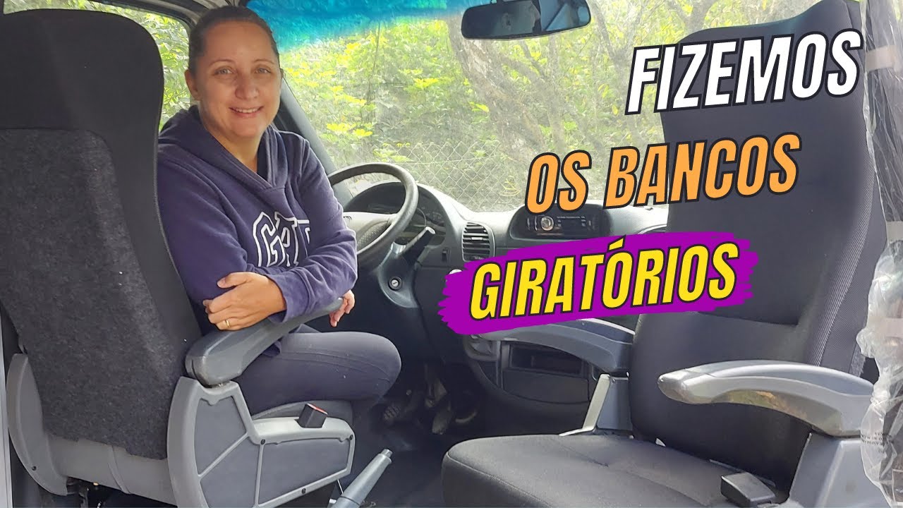 Como fazer Bancos Giratórios - Nosso Motorhome
