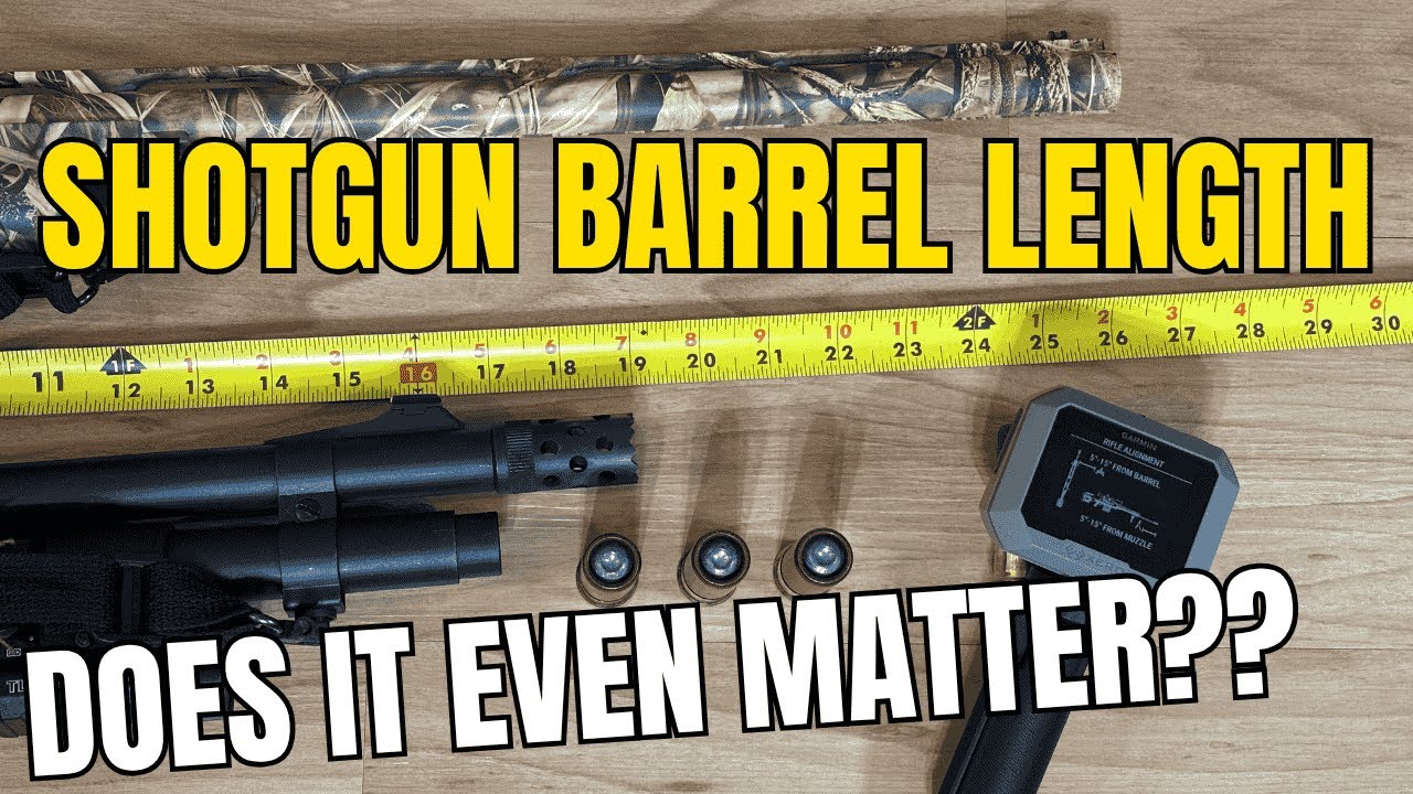 Shotgun Barrel Length vs. Velocity Tested!!