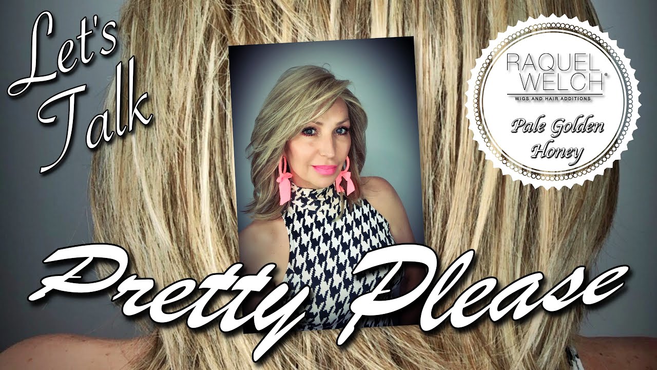 Pretty Please Wig by Raquel Welch in the color Pale Golden Honey