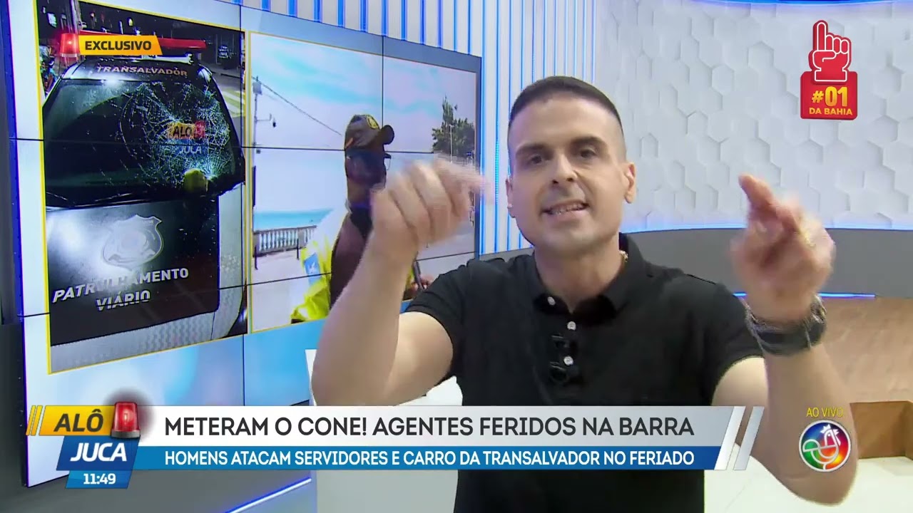 Agentes da transalvador s&atilde;o agredidos na Barra | AL&Ocirc; JUCA | TV ARATU