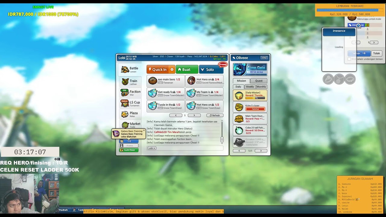 LOST SAGA  !! LADDER - VFUN #lostsagaorigin