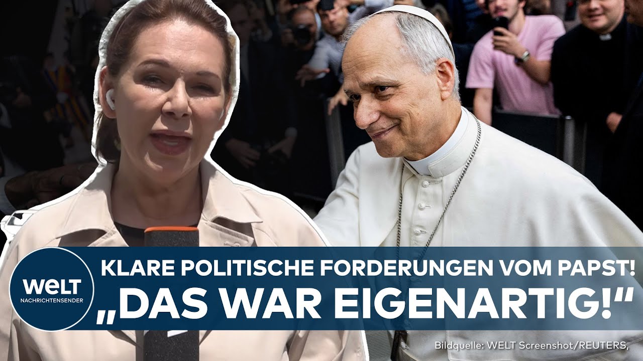 PAPST: Politische Forderungen von Papst Leo XIV. vor Journalisten! 