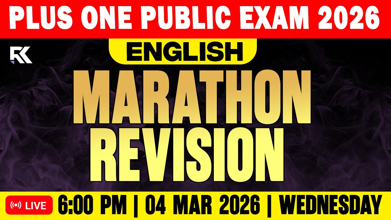 Plus One English Public Exam | Full Chapter Marathon Revision | RK Nex