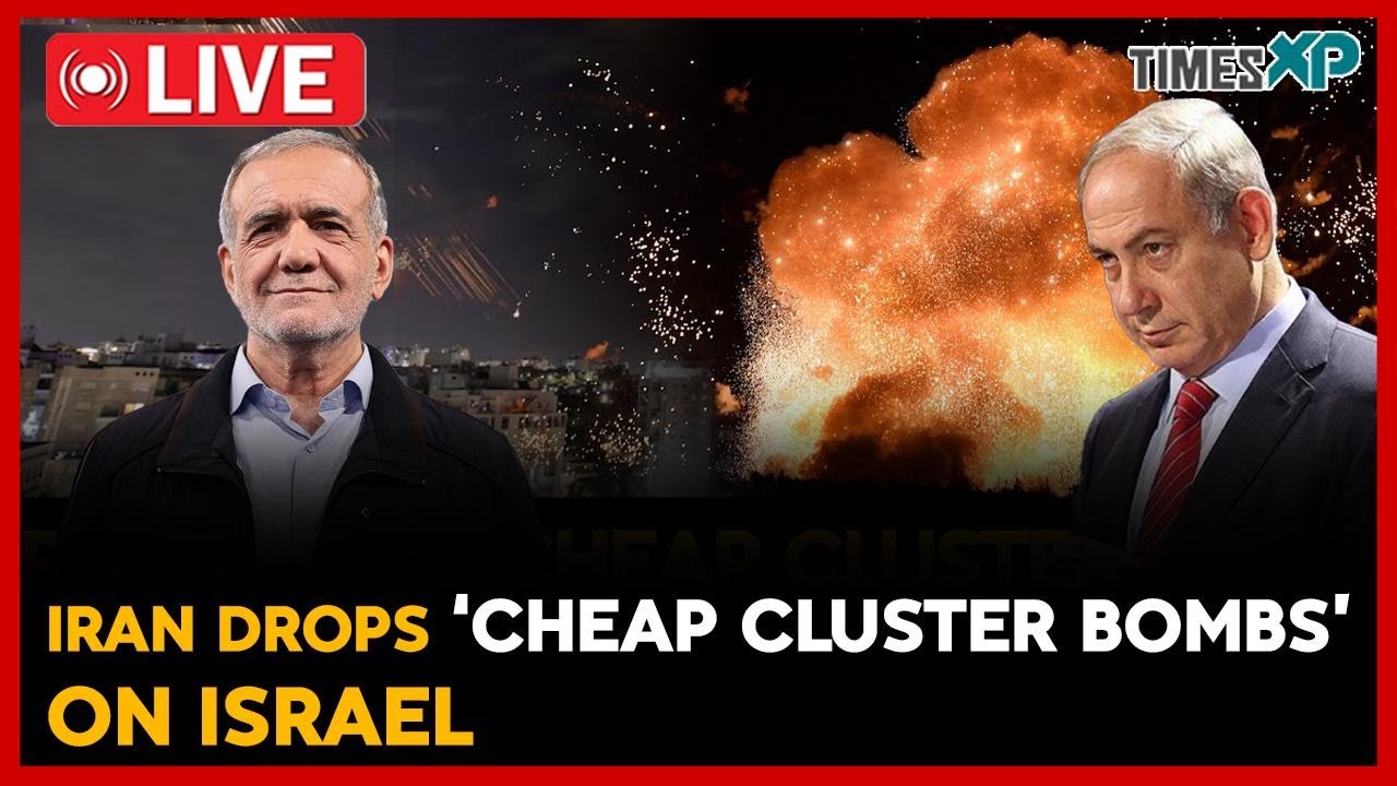 Iran Drops &lsquo;Cheap Cluster Bombs&rsquo; On Israel| Iran-Israel-U.S. War |LIVE