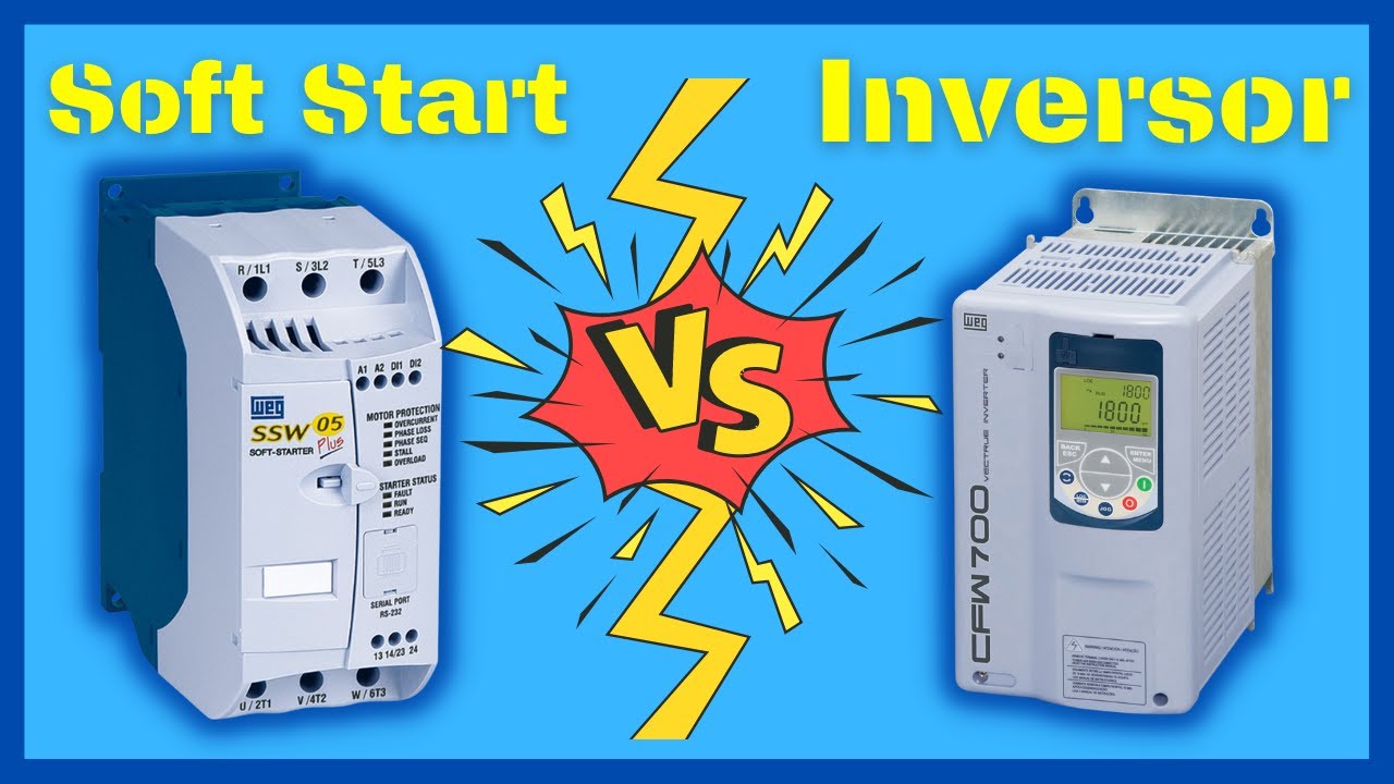 Comandos Elétricos - Soft Start ou Inversor de Frequência