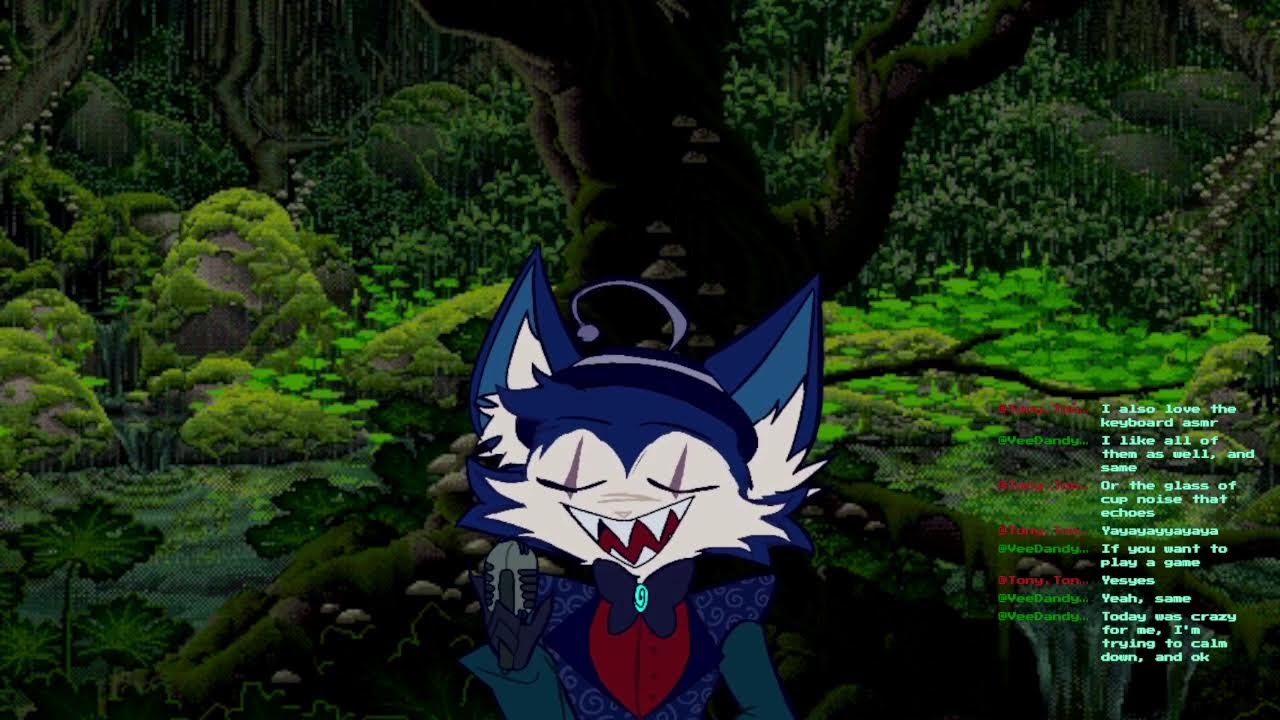 Silly Cat Does ASMR In The Forest | Rain Noises and Mouth Sounds