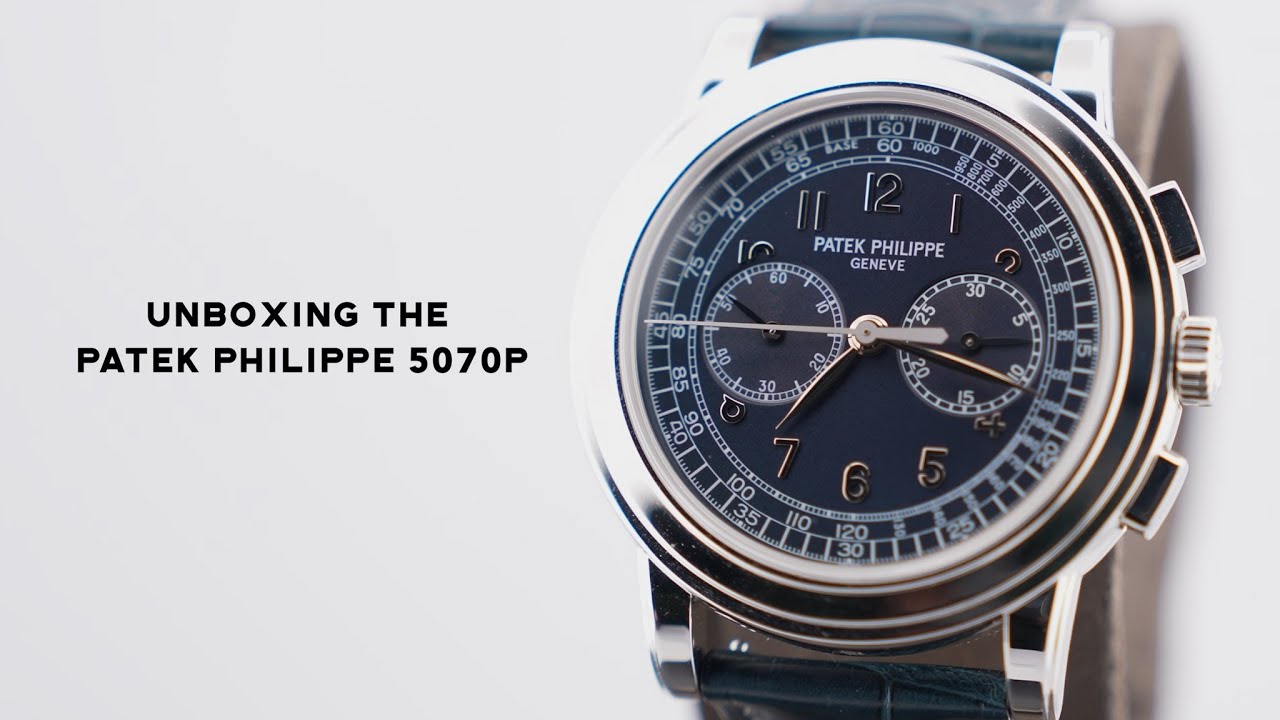 Unboxing the Patek Philippe 5070P