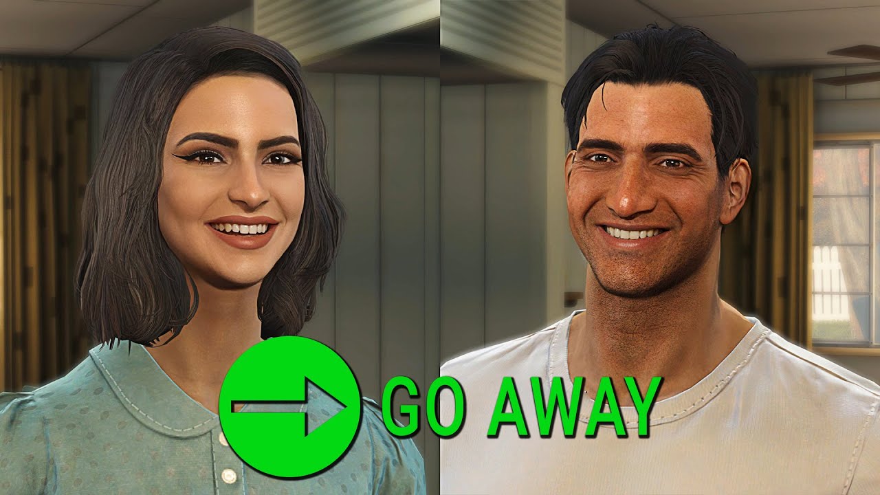 What happens if both characters refuse the Vault-Tec Rep's services in Fallout?