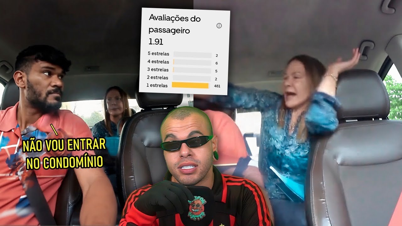 É por isso que uber nunca aceita passageiro com nota baixa