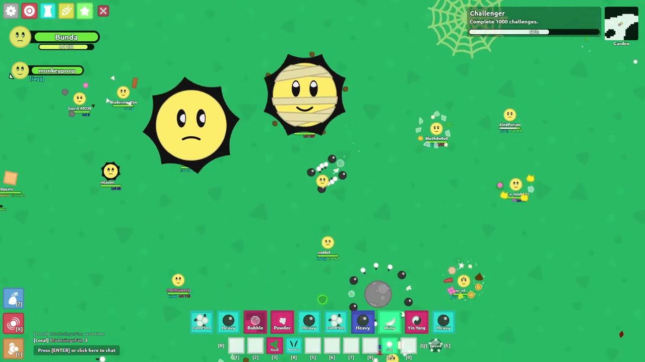 Riding fresh whips in garden spawn || Florr.io