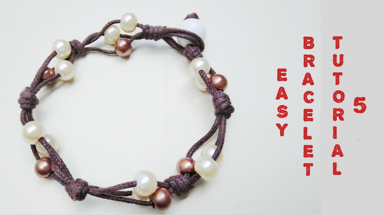 Easy Bracelet Tutorial 5 | DIY Gelang Tangan |Cara Membuat Gelang Tangan Mudah
