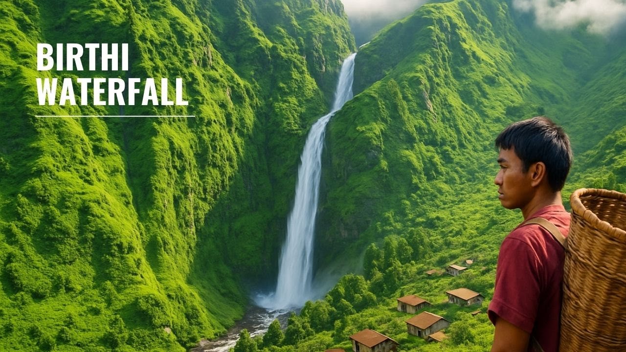 Munsiyari's Hidden GEM Birthi Waterfall in Monsoon I Uttarakhand