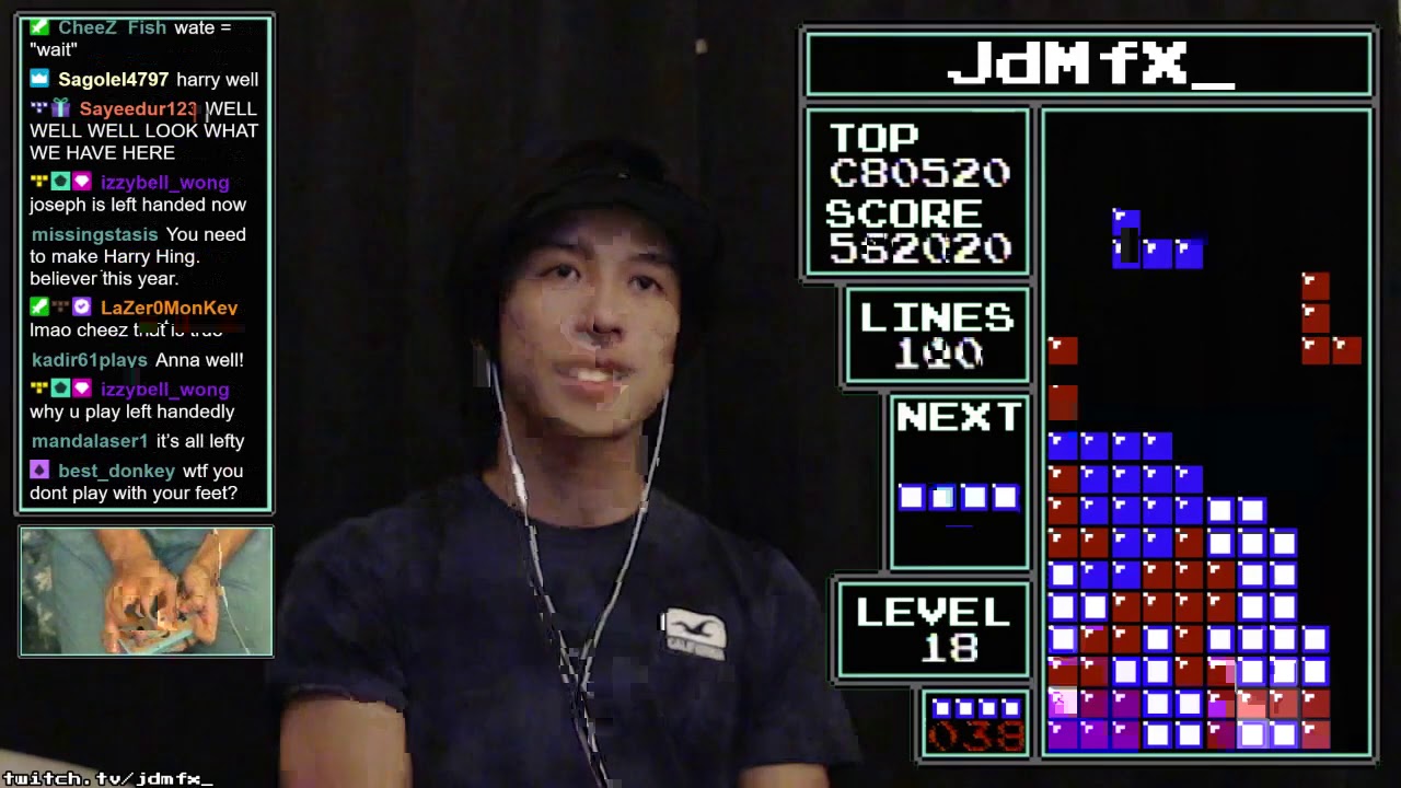 NES Tetris - My First 1.3M Score on Stream!