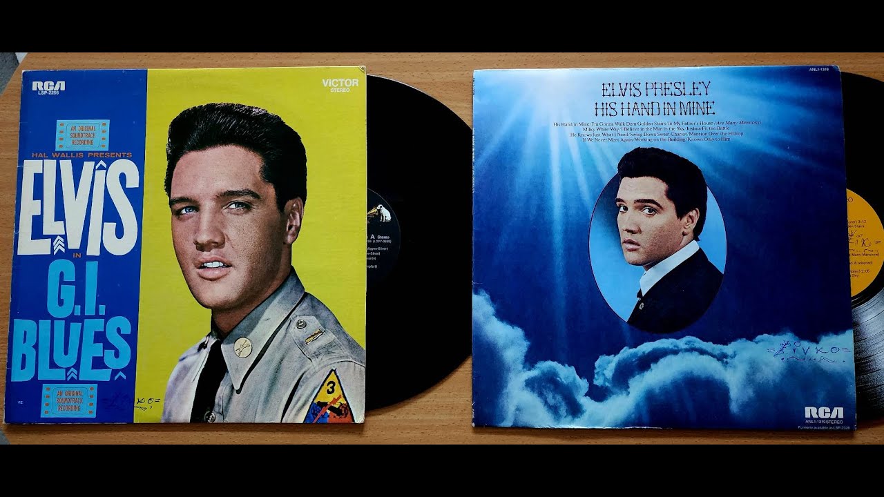CLASSIC VINYL * ELVIS PRESLEY, (2LP) - LP 1 - G.I. Blues & LP 2 - His Hand in Mine, REMASTERED.