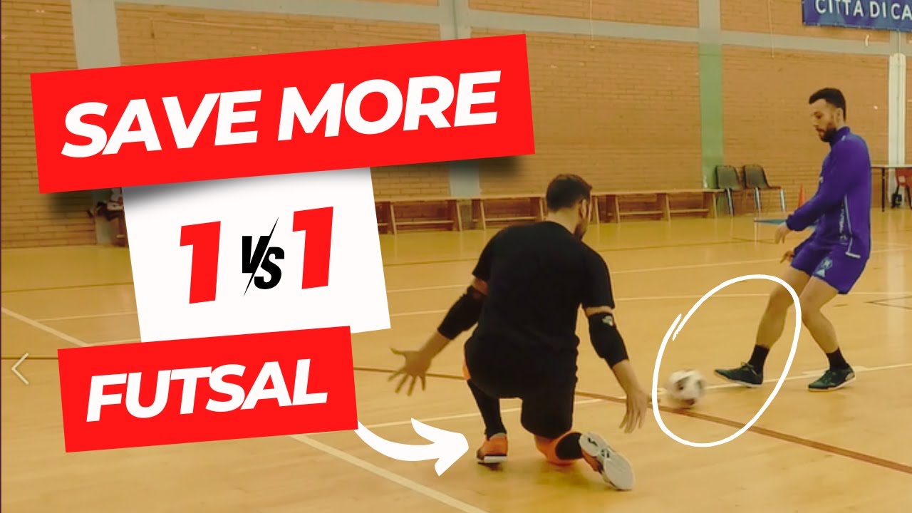 ULTIMATE 1vs1 saving goalkeeper tutorial #futsal #gk #goalkeeper