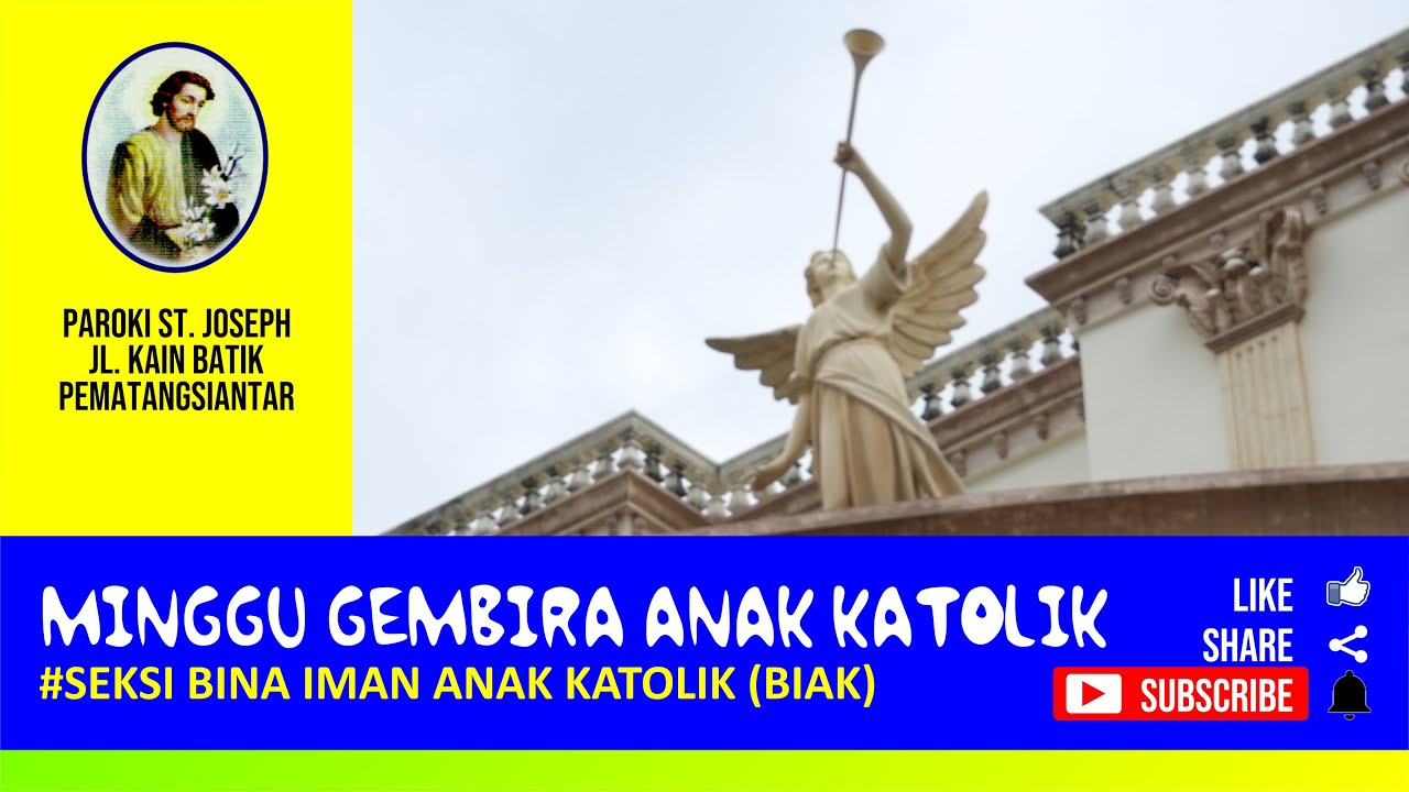 Ibadah Minggu Gembira Anak Katolik Paroki St. Joseph Pematangsiantar