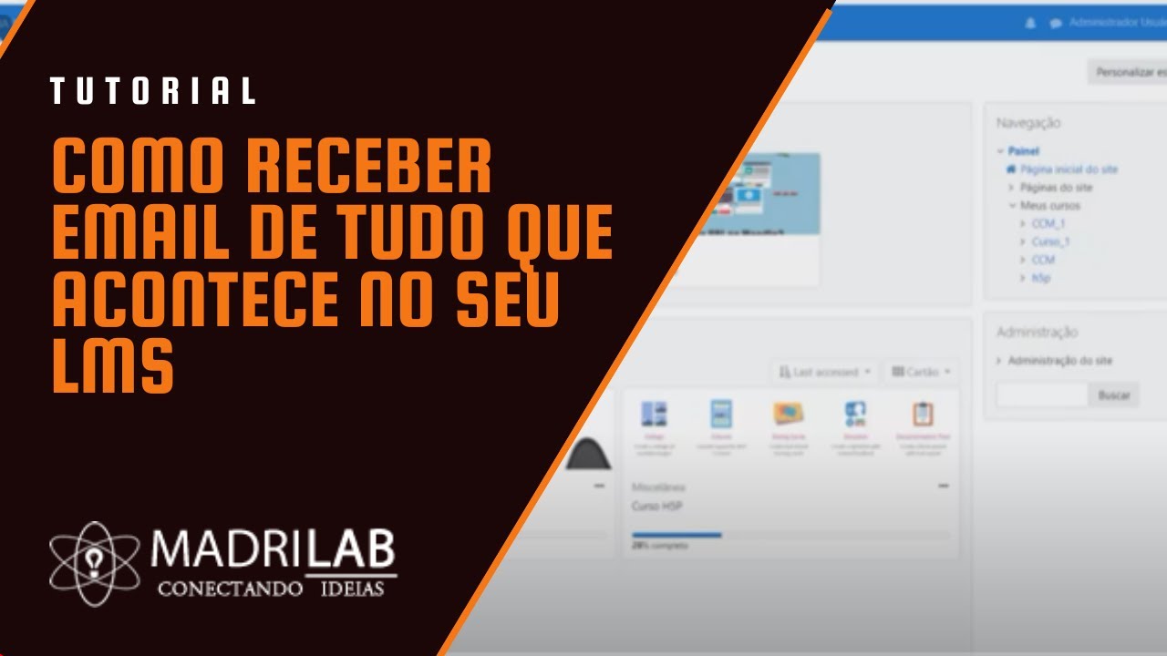 10.1 - Como receber email de tudo que acontece no software moodle