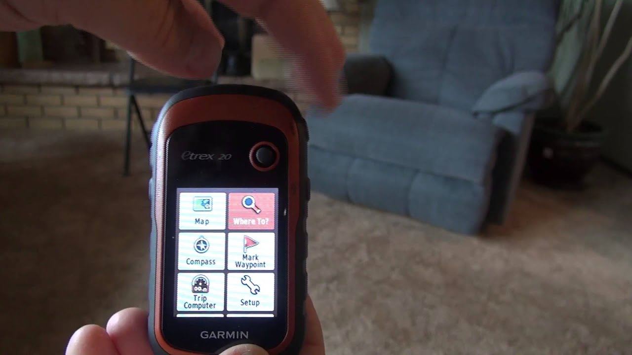 How to Use Garmin Etrex 20 to Find Pre-loaded Waypoints