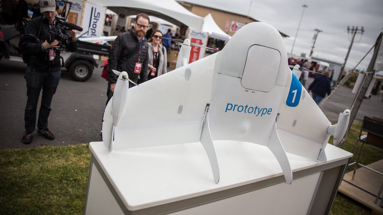 Google's Project Wing Delivery Drone Prototype