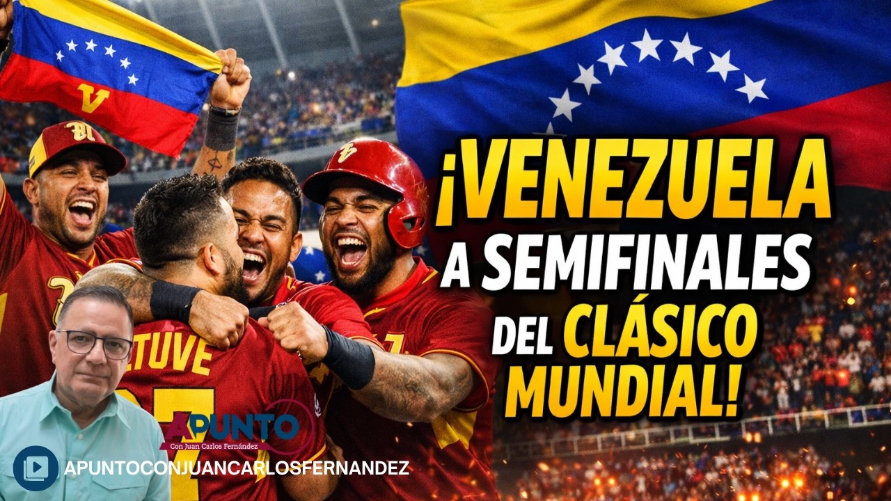 Venezuela hace historia y avanza a semifinales del Clásico Mundial | Apunto 16.03.26