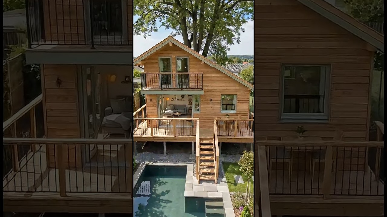Abandoned Backyard Turned Luxury Treehouse 🌿 | Timelapse Build #luxurydesign  #homebuild