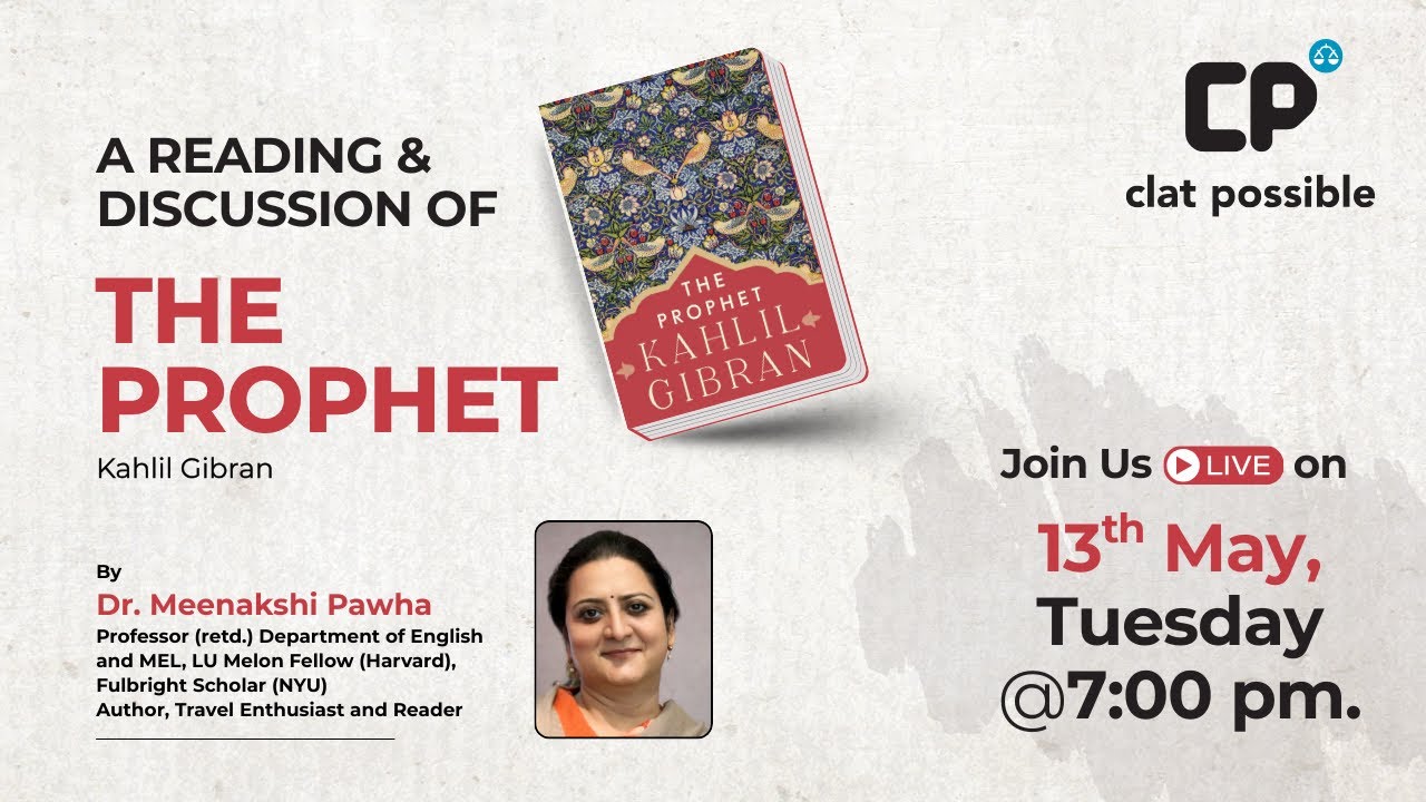 A Reading & Discussion of  |  The Prophet  |  by Kahlil Gibran