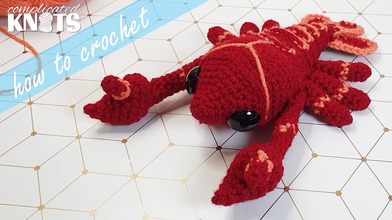 How to crochet a lobster