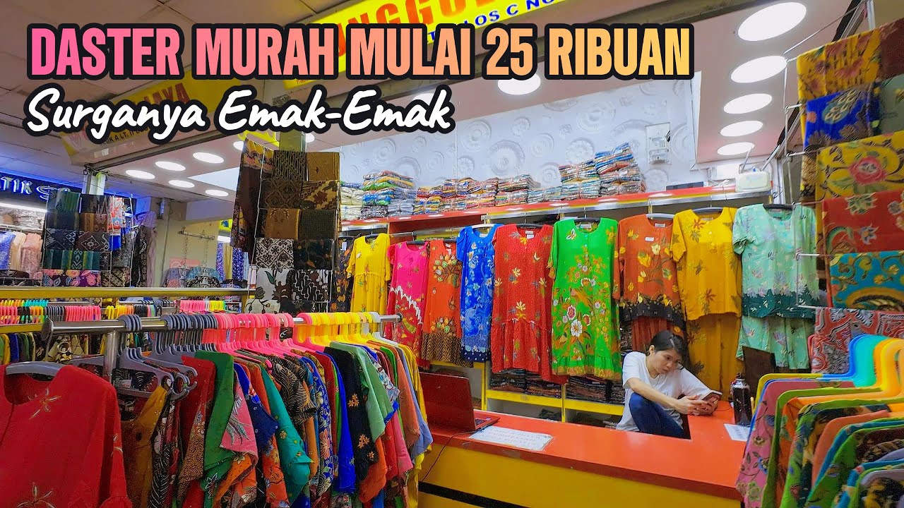 REKOMENDASI BELANJA DASTER MURAH DI BLOK A DAN B TANAH ABANG JAKARTA