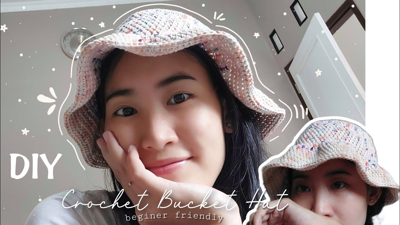 DIY CROCHET BUCKET HAT BEGINNERS FRIENDLY! IDE BISNIS 2023