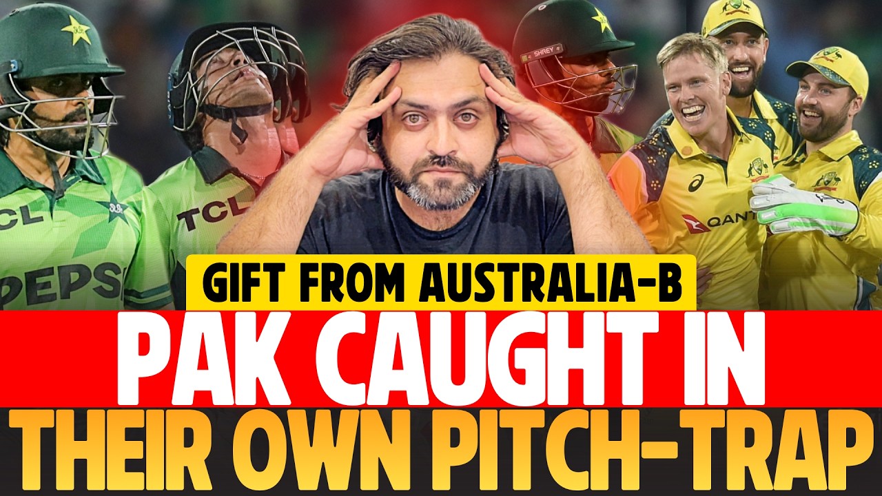 EMBARRASSMENT! Pak Caught in their own PITCH TRAP | Pakistan vs Australia 2nd ODI